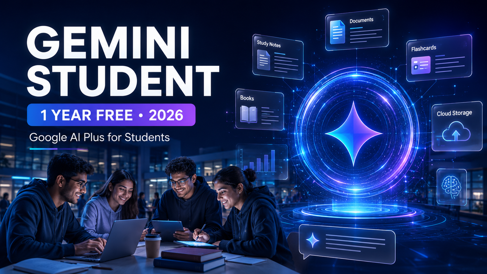 gemini student 1 year free