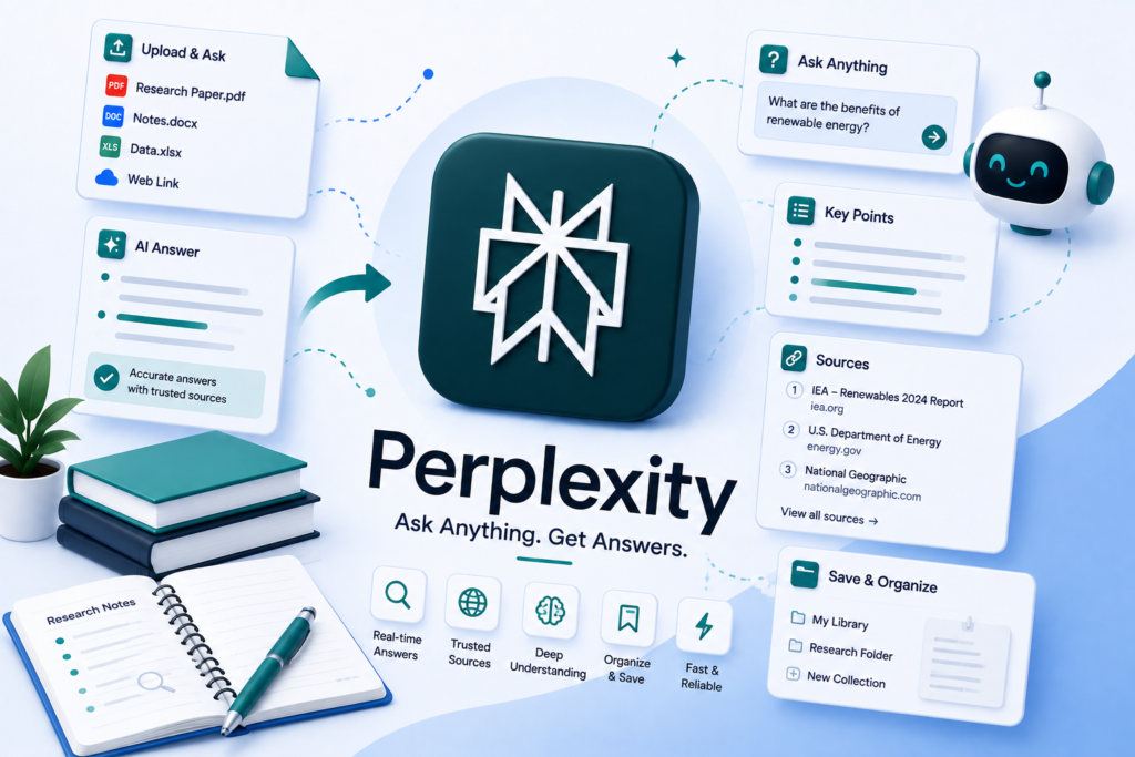 Perplexity AI for research and study notes
